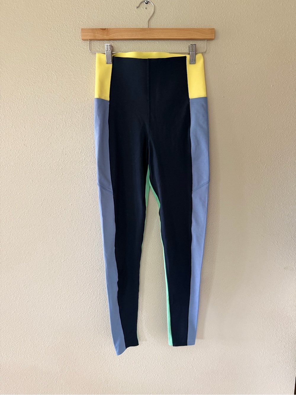 Sweaty Betty Power 7/8 Colorblock Stretch-Jersey Sculpting High Waist Leggings 6 - Picture 4 of 9